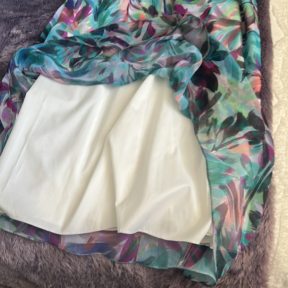 Multi Color Gown With Side Cutouts - image 8